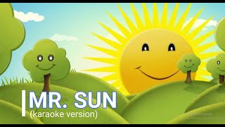 Mr  SUN || karaoke version