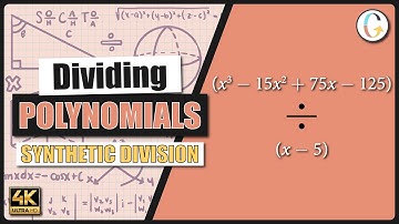 How to solve (x^3 − 15x^2 + 75x − 125) ÷ (x − 5) by synthetic division