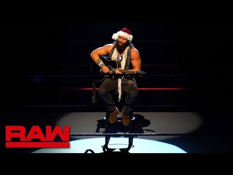 Elias debuts a new Christmas classic: Raw, Dec. 24, 2018