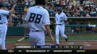 Stamets slugs two-run shot for Columbus