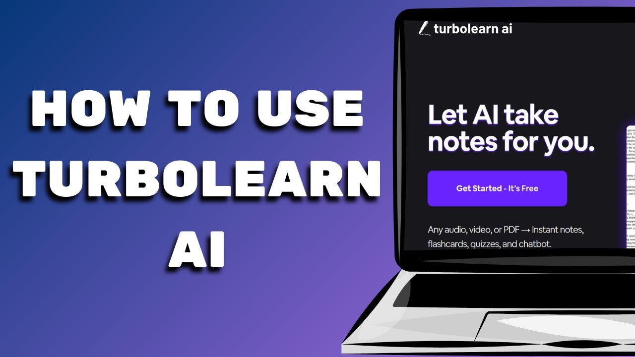 How To Use TurboLearn AI (Full Tutorial 2025) - YouTube