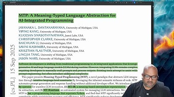 Meaning-Typed Programming: Types as Prompts for LLMs