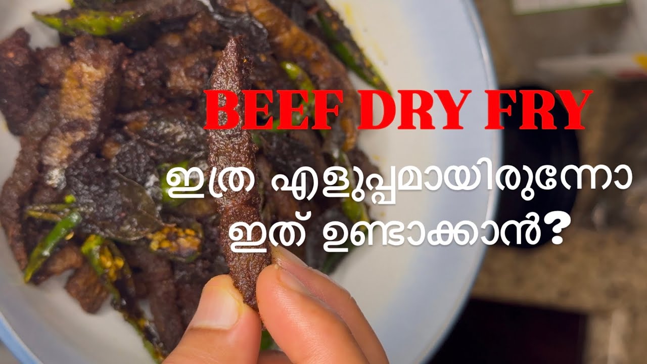 BEEF 🥩 DRY FRY RECIPE | BDF - YouTube