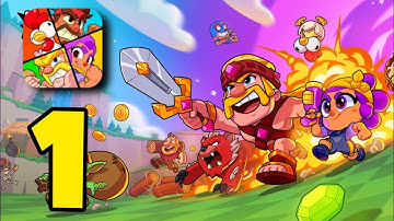 Squad Busters - Gameplay Walkthrough Part 1 - Tutorial (iOS, Android)