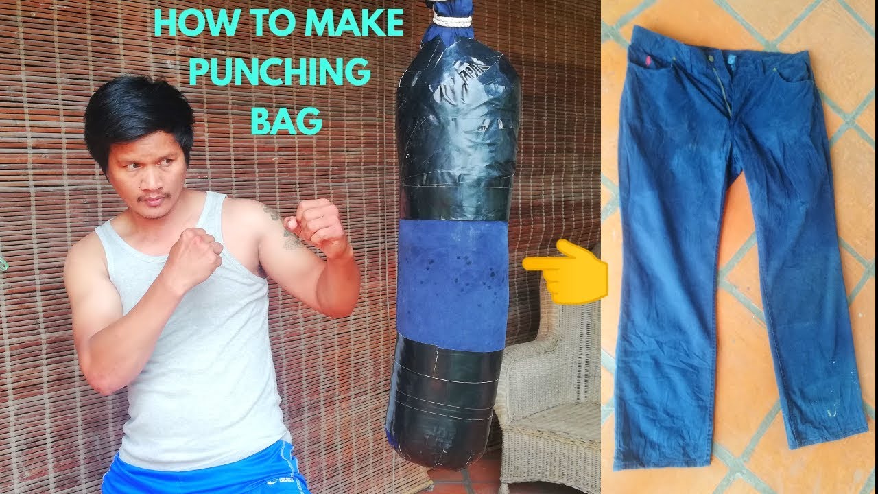 How to Make a Homemade Punching Bag - RossTraining.com