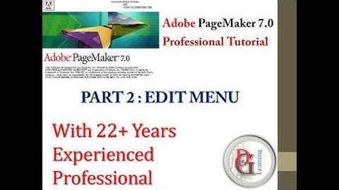 Adobe PageMaker (Tutorial 2) || BEGINNERS TO PROFESSIONAL