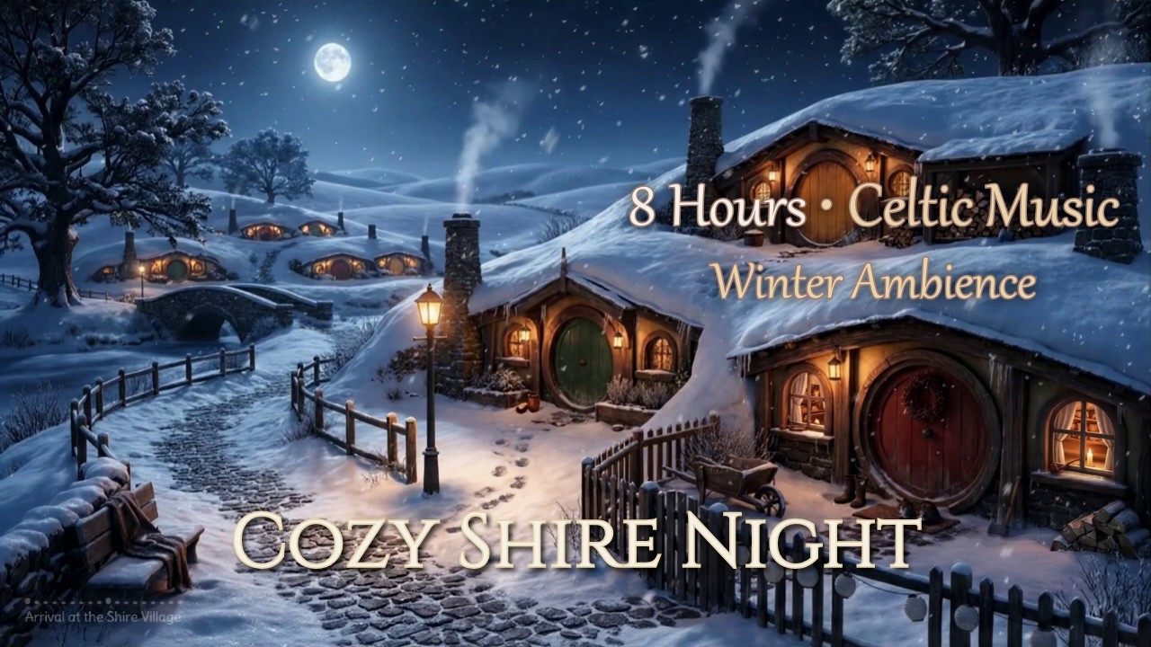 Winter Night in the Shire | 8 Hours of Celtic Sleep Music