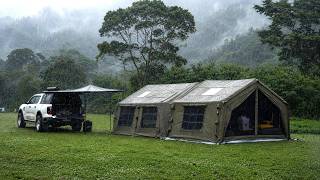 OUR BIGGEST TENT SET UP, RAINY CAMPING, CAMPING PHILIPPINES
