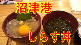 【静岡県沼津市】沼津港の生しらす丼を食べます【しらす漁船】