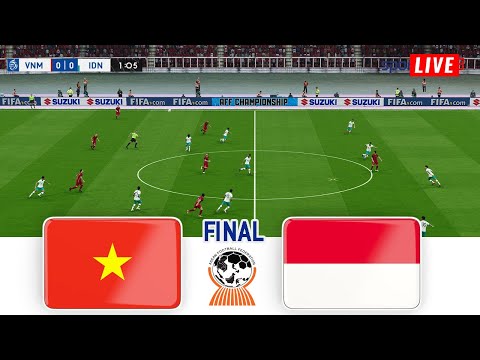 🔴FINAL VIETNAM vs INDONESIA LIVE TODAY | AFF U-23 Cup 2023 FINAL LIVE Today | Football Gameplay