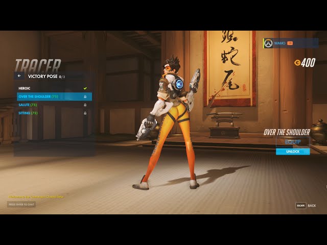 Overwatch's Tracer has a new pose