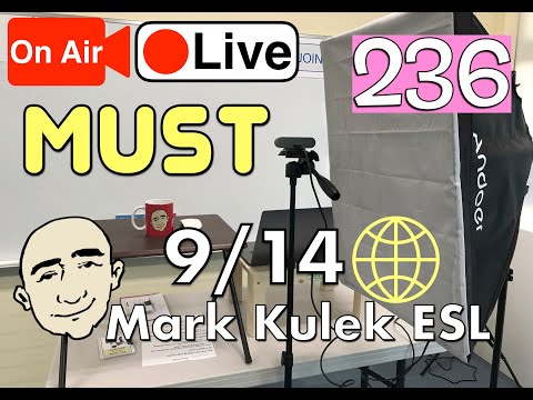 #236 Must (necessary) | Mark Kulek LiveStream Lesson - ESL