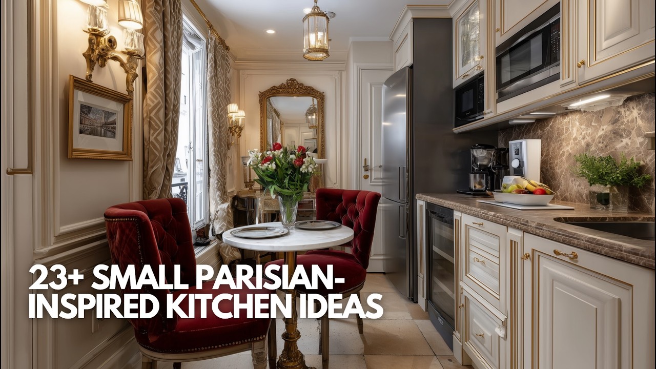 23+ Small Parisian-Inspired Kitchen Ideas That Don’t Look Cheap | Timeless & Cozy Style