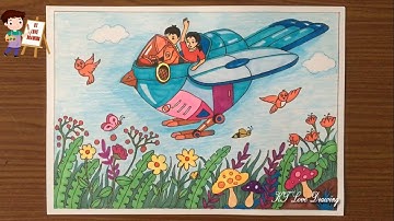 Vẽ ô tô mơ ước | Vẽ tranh chiếc ô tô mơ ước | Vẽ tranh ý tưởng trẻ thơ | Vẽ tranh ước mơ của em