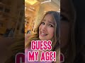 STRANGERS GUESS HER AGE! Shocking!! 😱#shorts #short #viral