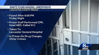 Prison inmate dies