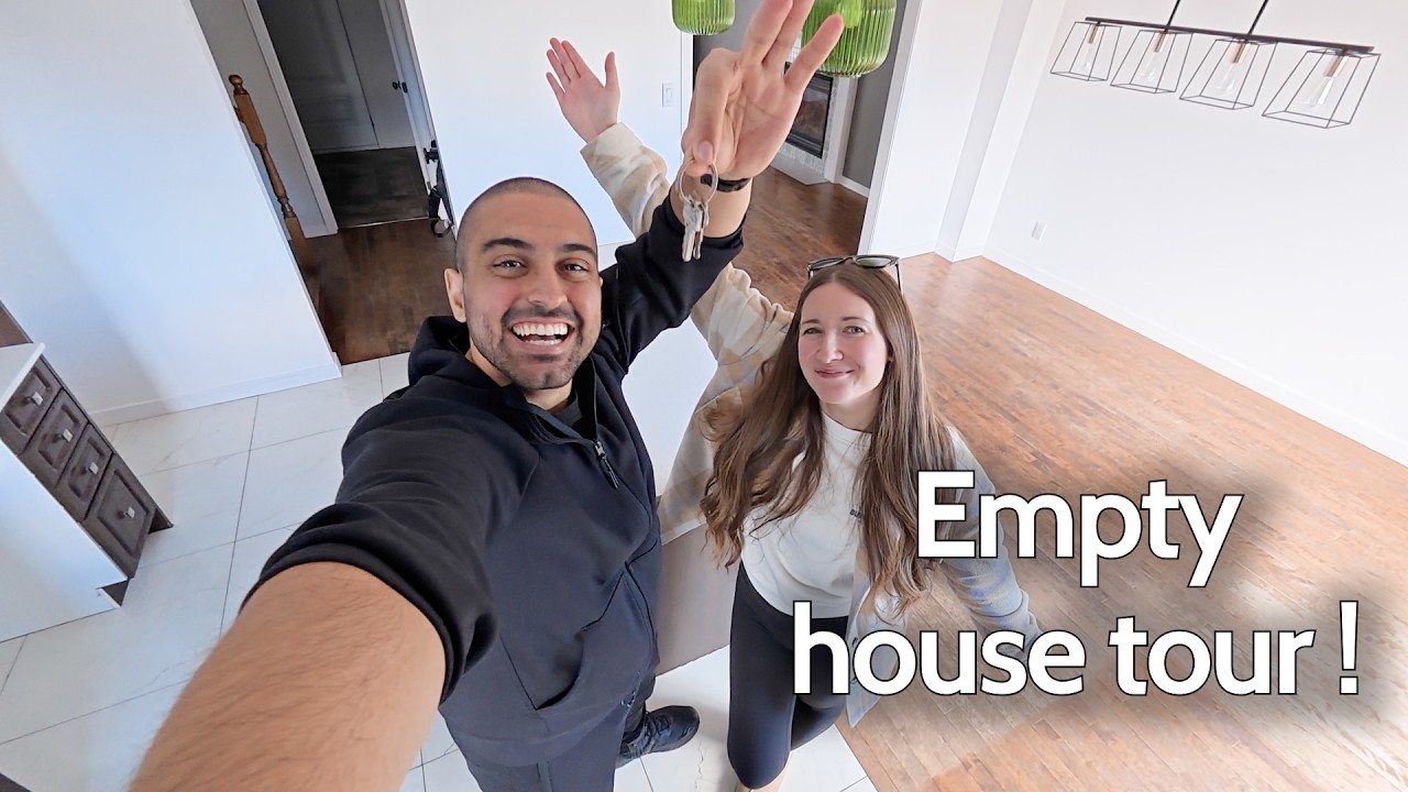 HOUSE TOUR ! | Tour de notre maison vide !