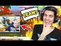 Teaming with STREAMERS in Minecraft Bedwars!