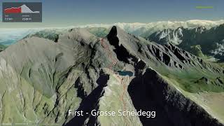 First - Grosse Scheidegg ∆ hiking trails ∆ 3d-trail.com/switzerland/