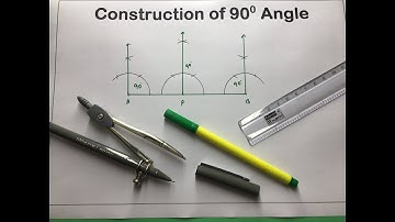 Construction of 90 degree angle - ideal maths lab with models and projects