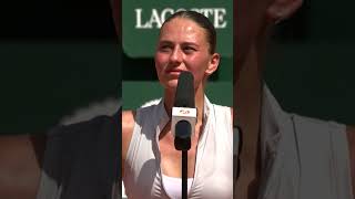 Marta Kostyuk gave a moving interview just hours after a missile struck near to her parents' home 🧡