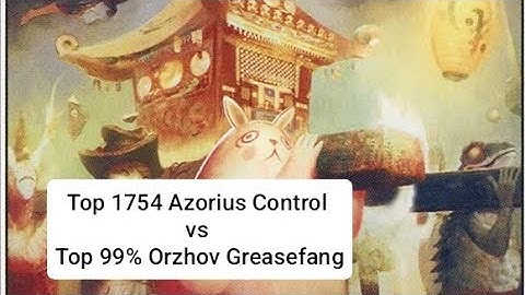 Top 1754 Azorius Control vs Top 99% Orzhov Greasefang | Pioneer | Mythic Rank | MTG Arena