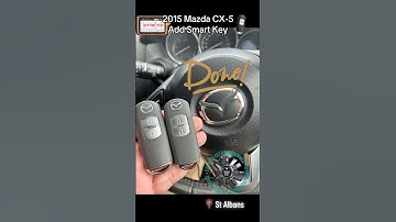 Making a spare smart key for a Mazda CX-5 in St Albans, Victoria by Extra Car Keys. #locksmith