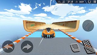 Jogo de Carro Corrida Impossível na Mega Rampa screenshot 1