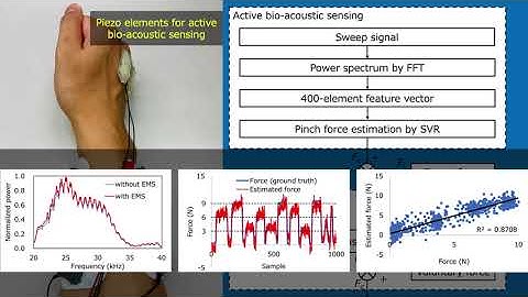 Assisting with Voluntary Pinch Force Control by Using EMS and Active Bio-Acoustic Sensing