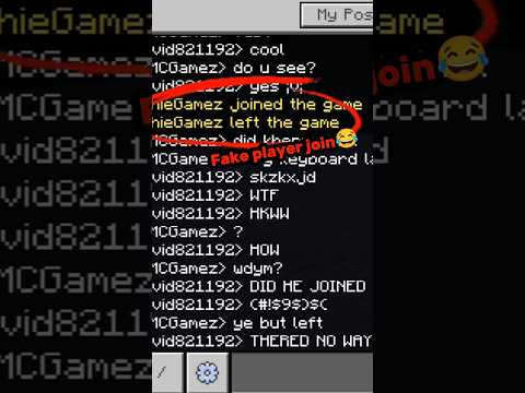 Pranking my friend with this command in Minecraft😂