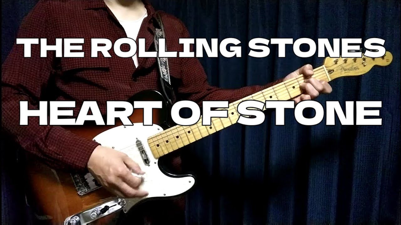 Heart Of Stone - the rolling stones guitar cover - YouTube