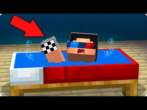 Видео: 🏊НИКОГДА НЕ ЛОЖИСЬ СПАТЬ НА ВОДЯНУЮ КРОВАТЬ В МАЙНКРАФТ! ШЕДИ MINECRAFT