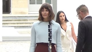 Gemma Arterton Paris Fashion Week 30 September 2016 Show Dior