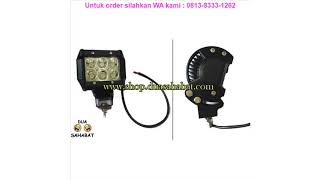 Lampu led sorot cahaya mantul