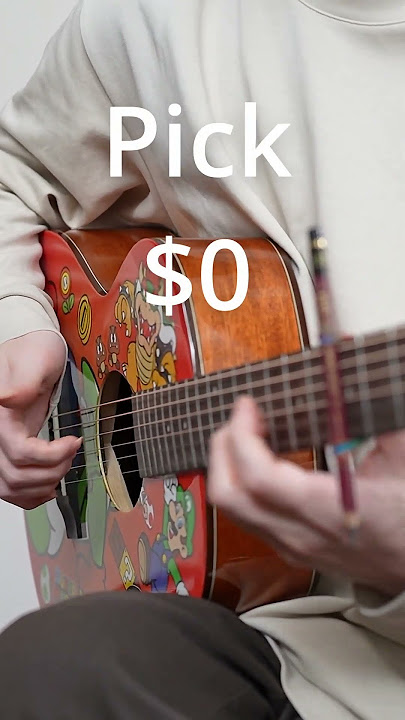 The Cheapest Acoustic Guitar Equipment in the World.