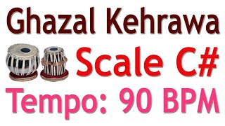 Ghazal Kehrawa Loop I 90 BPM I Scale C Sharp I ग़ज़ल कहरवा लूप screenshot 3