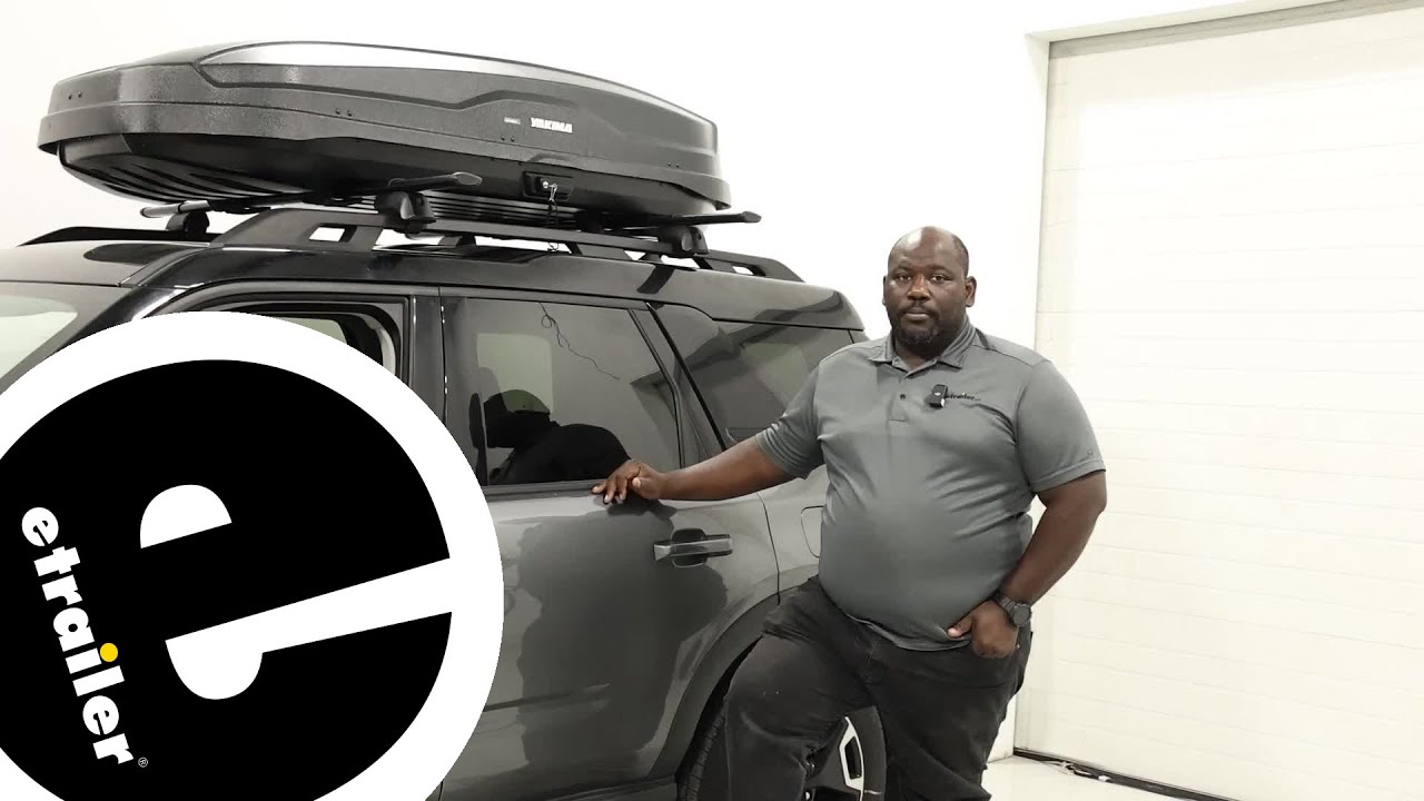 etrailer | Set up: Yakima SkyBox NX 16 Rooftop Cargo Box on a 2022 Ford Bronco Sport