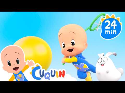 Playing with the Yellow Ball | Learn with Cleo & Cuquin