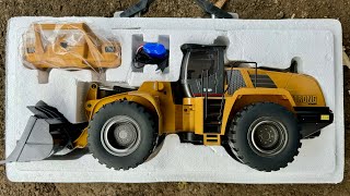 Unboxing RC Wheel Loader Huina 1583