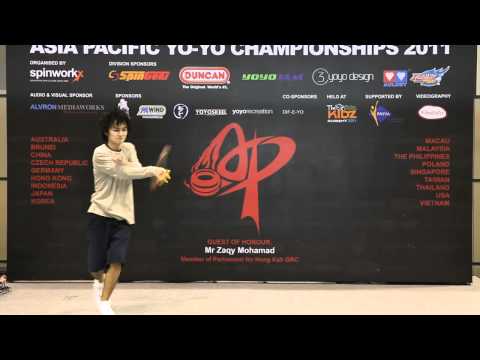 AP11: 2A Finals 1st - Shinji Saito (JP) - Asia Pacific Yo-yo Championships 2011