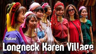 Inside Thailand’s Long Neck Village: 4K Ambient Hill Tribe Walk(Chiang Rai) #longneck #chiangrai #4k