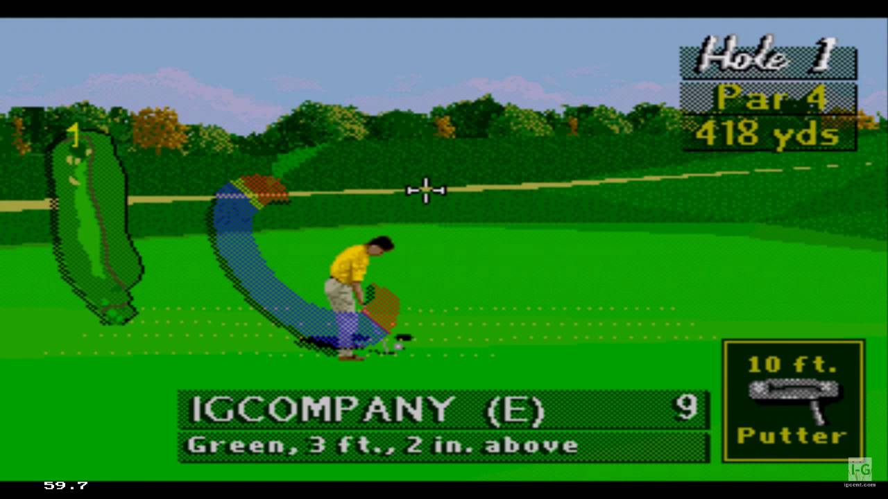 pga tour golf sega genesis rom