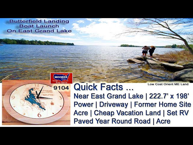 Cheap Land In Maine Video | Maine Real Estate Listing MOOERS REALY 9104
