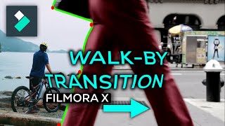 EPIC Walk-By Transition in Filmora X | Custom Masking in Filmora X