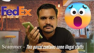 FedEx scam call | Scammers series part 3 #scammer #fedex
