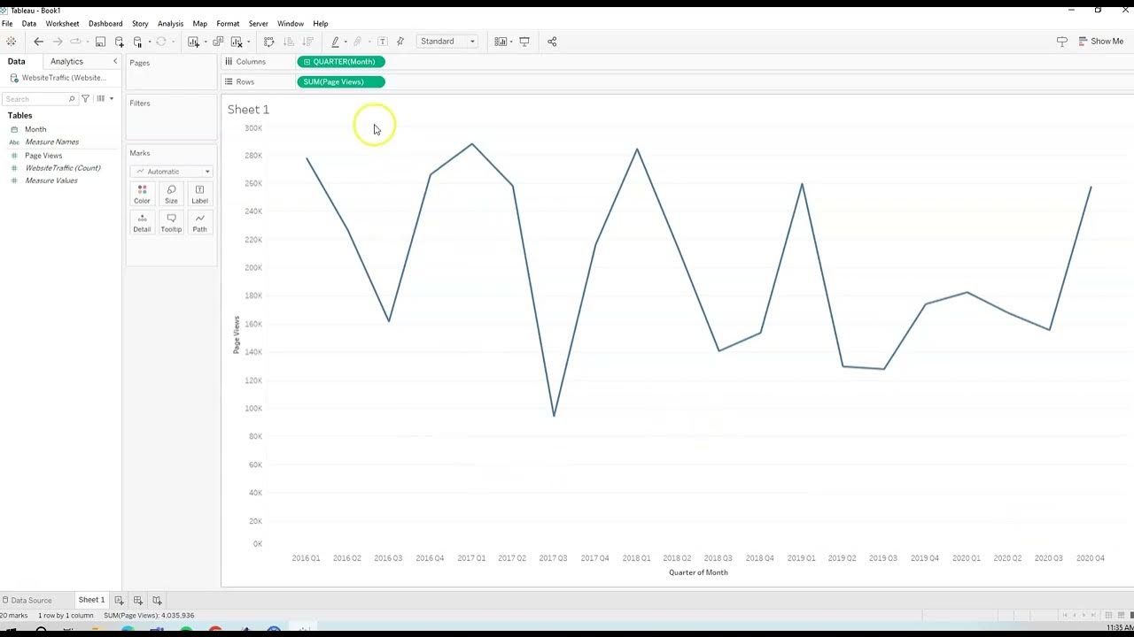 Time Series Visualization in Tableau - YouTube