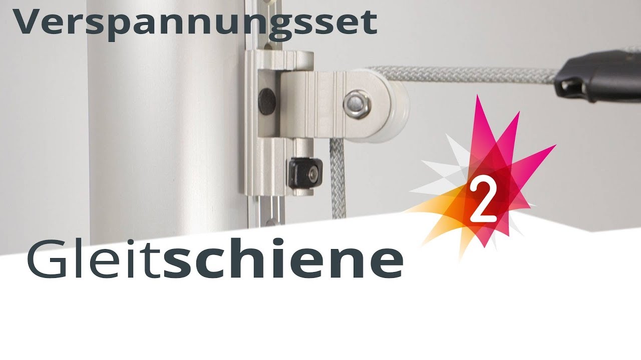 Verspannungsset Gleitschiene die Höhenverstellung für dein