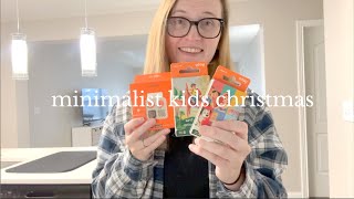 ✨What I got my kids for CHRISTMAS✨ | *minimalist edition*
