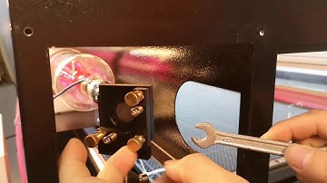 How to adjust laser path of mirror B of HL 130W 1060X CO2 laser machine