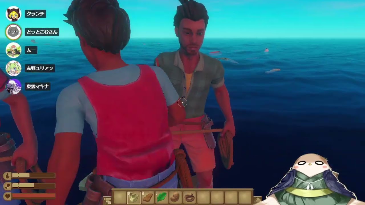 【RAFT】地上サバイバルの次は海上サバイバルだぁ！【コラボ】ｗ/赤野ユリアンさん、東雲マキナさん、クランチさん、どっとこむさん